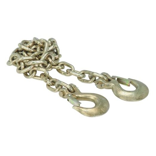 Executive Fifth to Gooseneck Safety Chain, 3/8 x 84 Chain with 2 Safety Slip