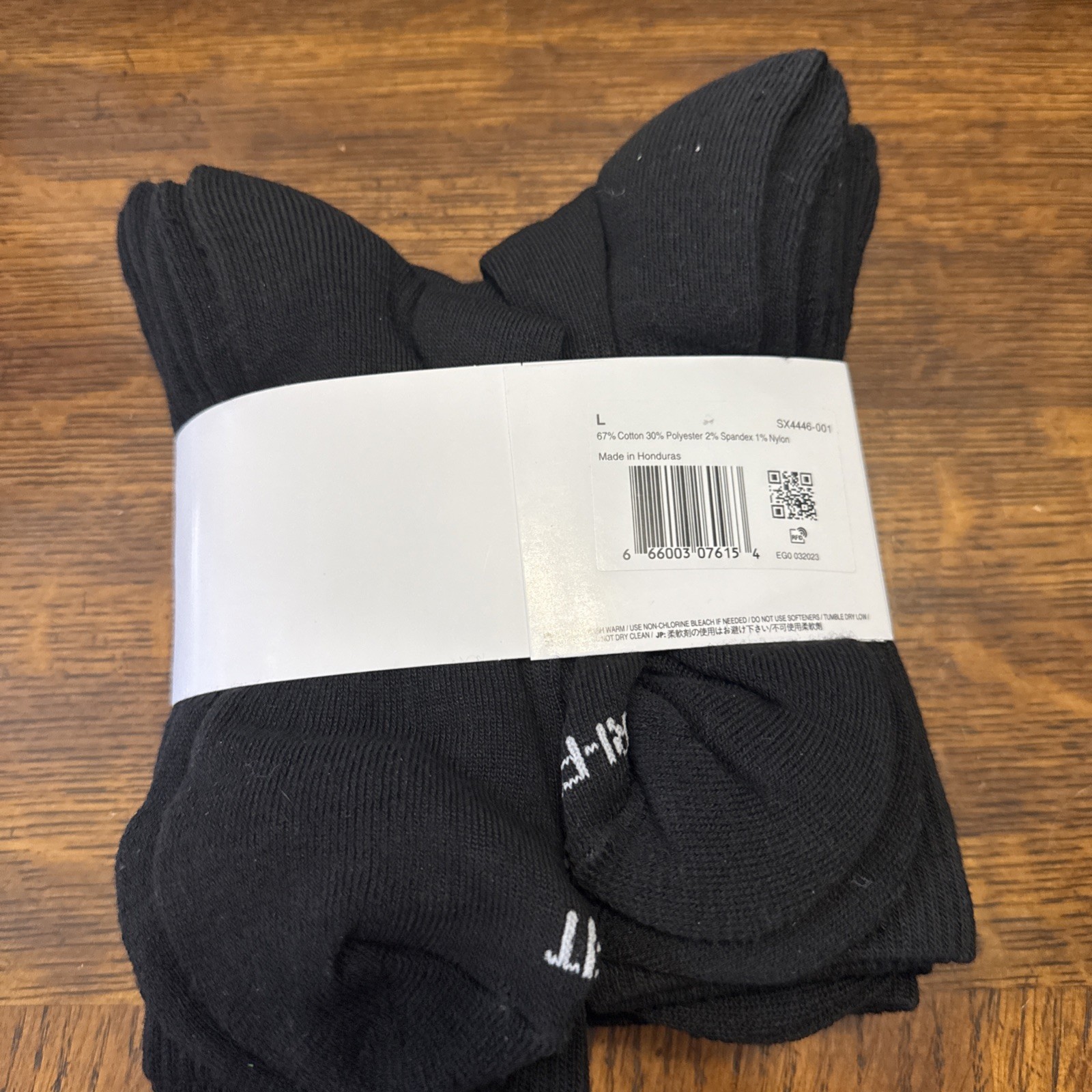 Nike Everyday Plus Cushioned Training Crew Socks (6 Pack) Large 8-12 Men 10-13 W