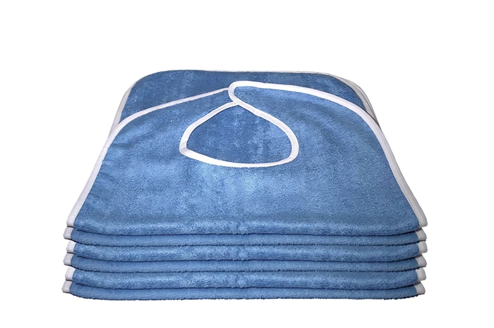 🔥 6 Pack Adult Bibs Eating Clothing Protector Washable Terry Cloth for Seniors