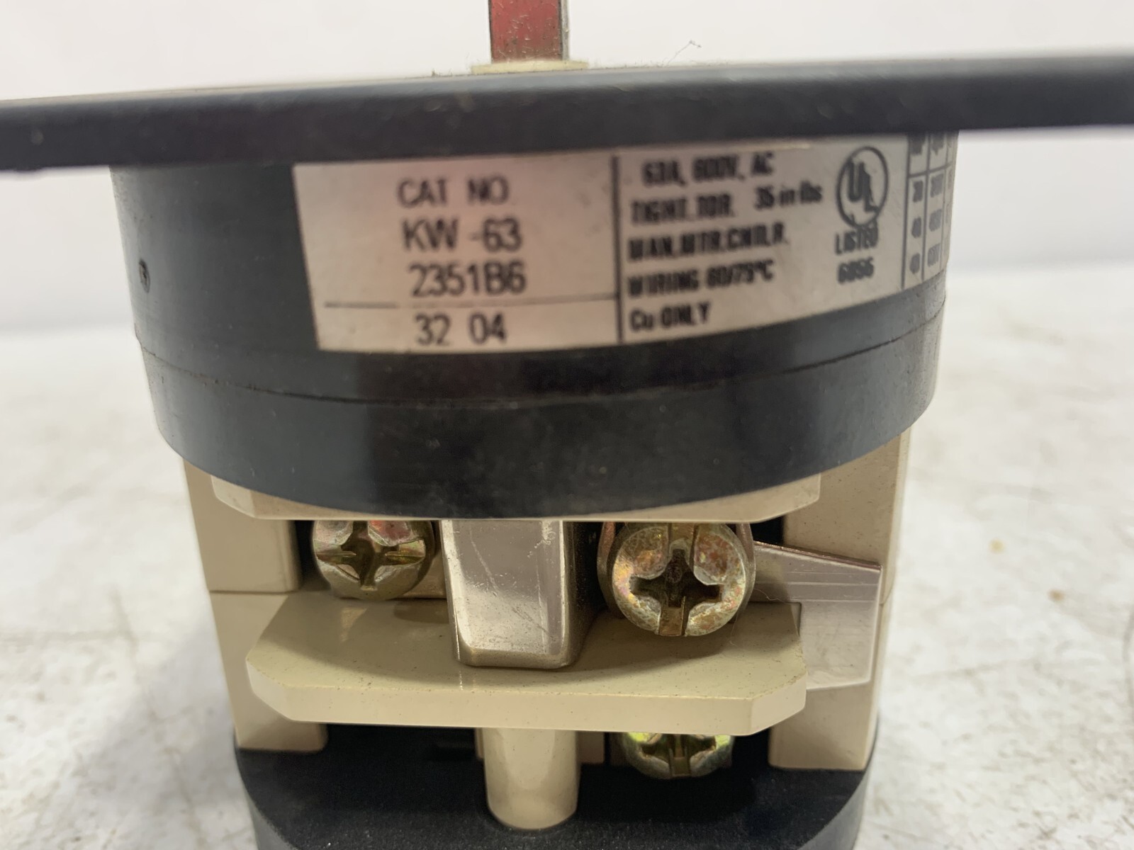 Electroswitch KW-63 Rotary Cam Action Switch T63