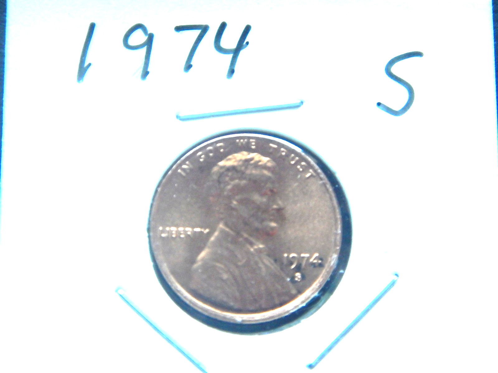 1974 (S) Lincoln Penny
