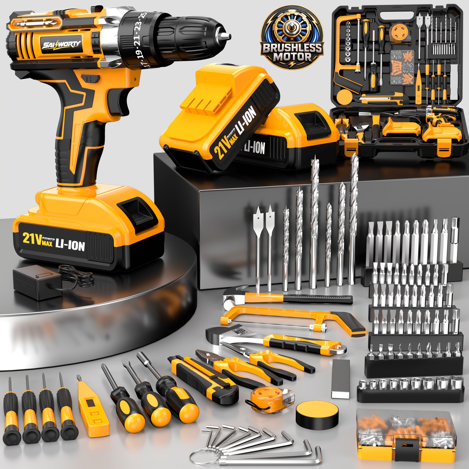 New rechargeable impact drill, suitable for home maintenance