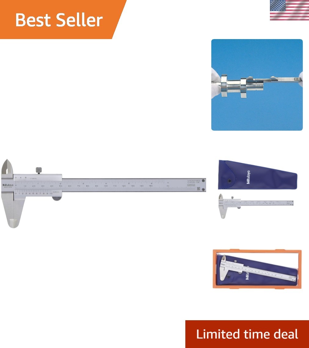 150mm Vernier Calipers - Stainless Steel, Accurate and Easy Operation