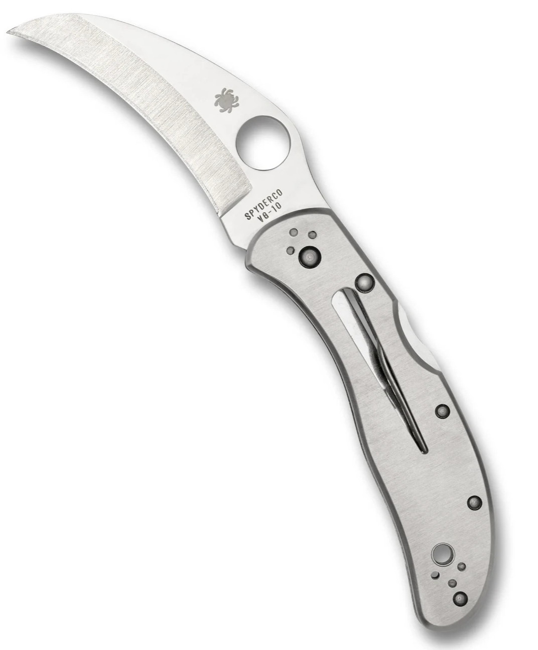 Spyderco Harpy 2.75" VG-10 Plain Edge Folding Pocket Knife C08P