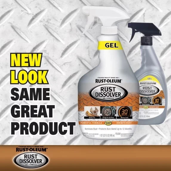 Rust-Oleum Rust Dissolver Gel Spray-300112, 32 oz