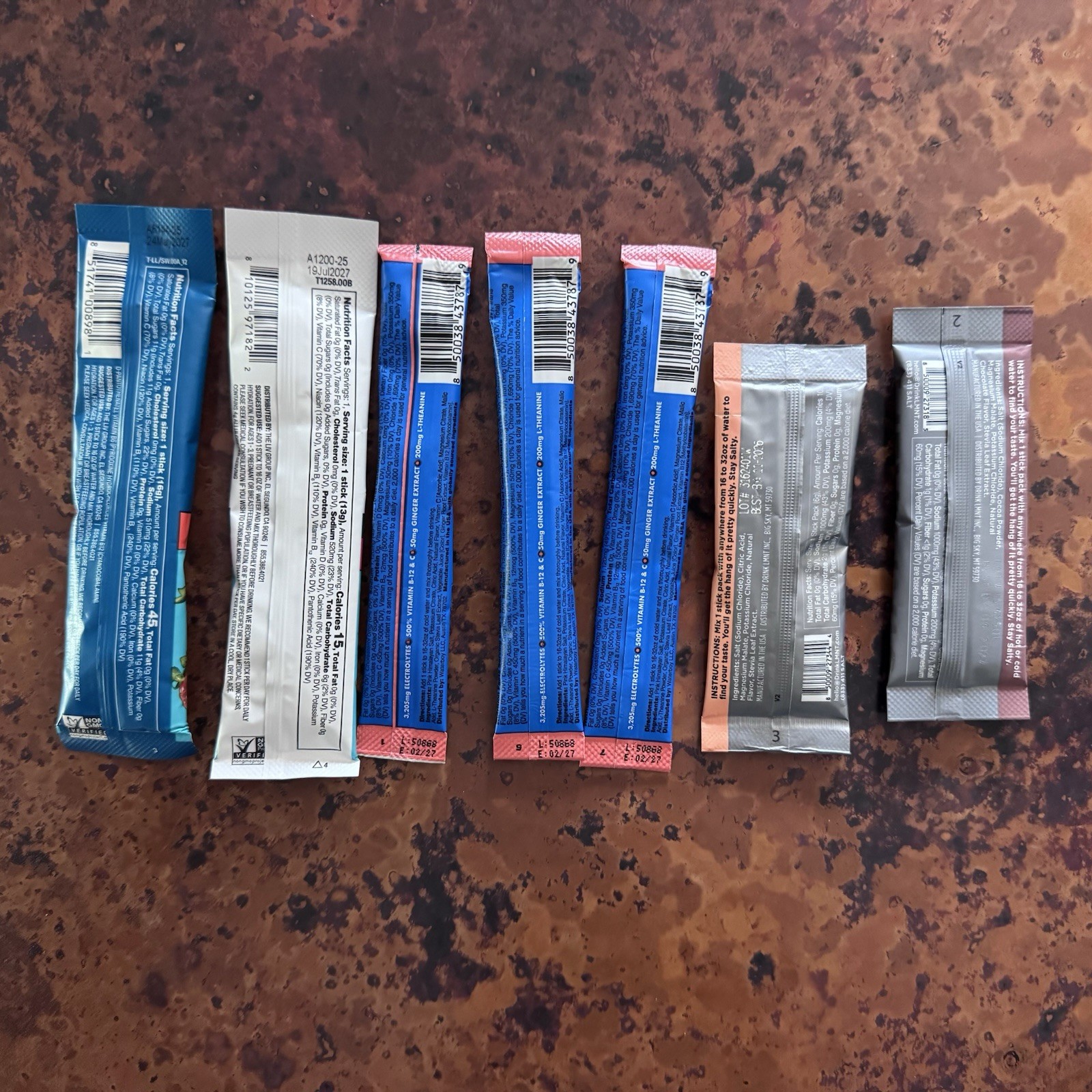 Variety of Electrolytes - Individual Packets