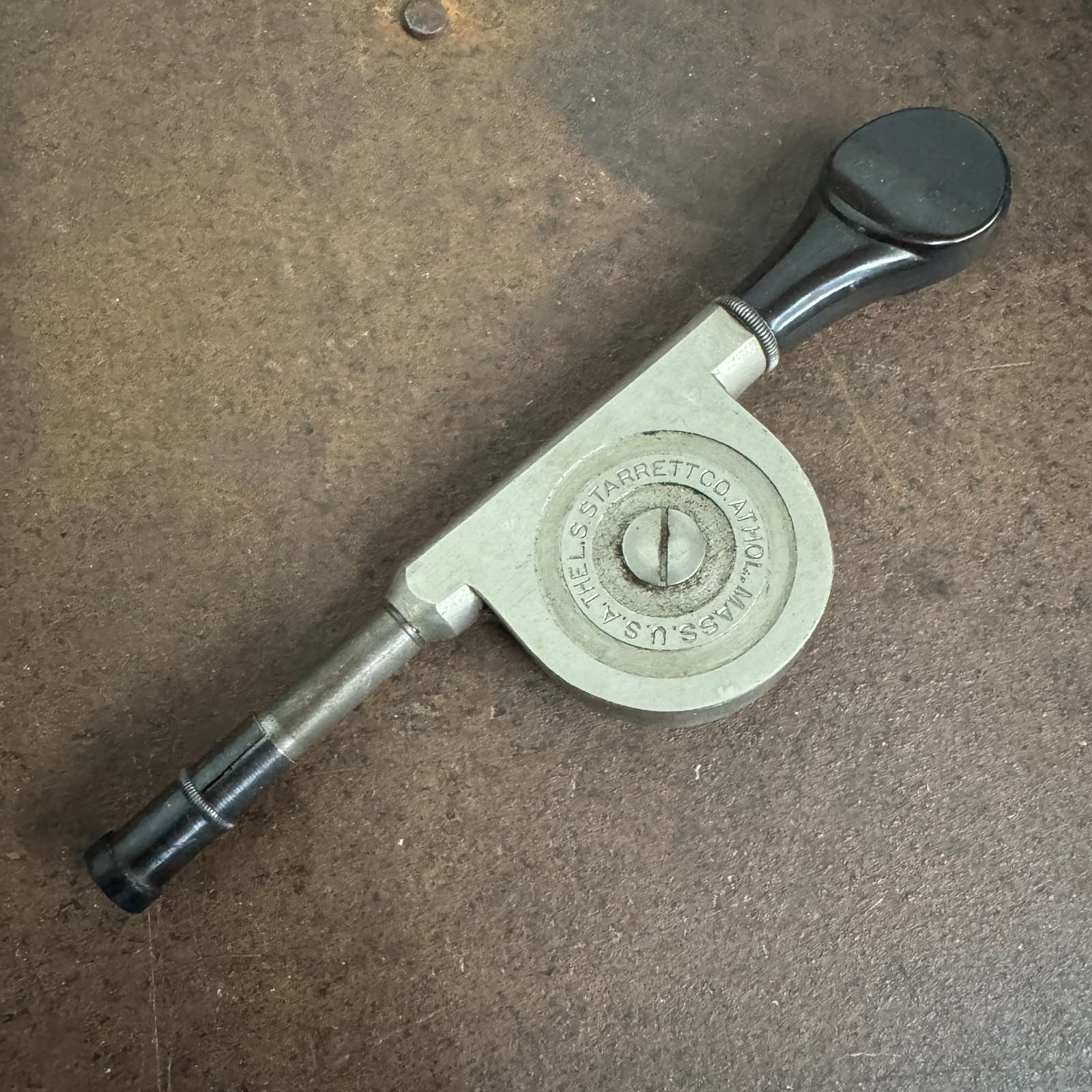 Vtg STARRETT No.107 Registering Speed Indicator