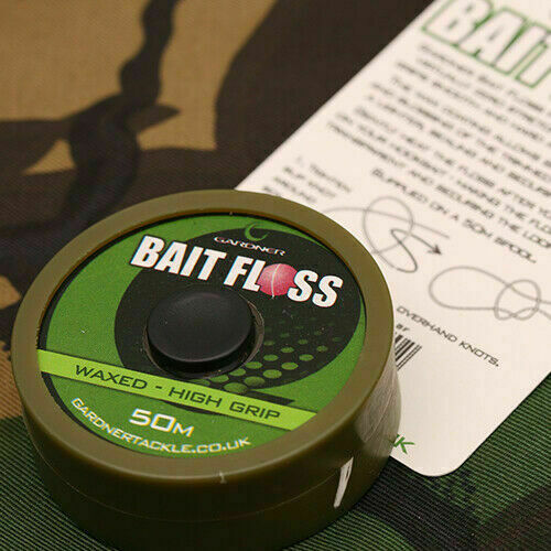 Brand New Gardner Tackle Carp Bait Floss 50m Spool
