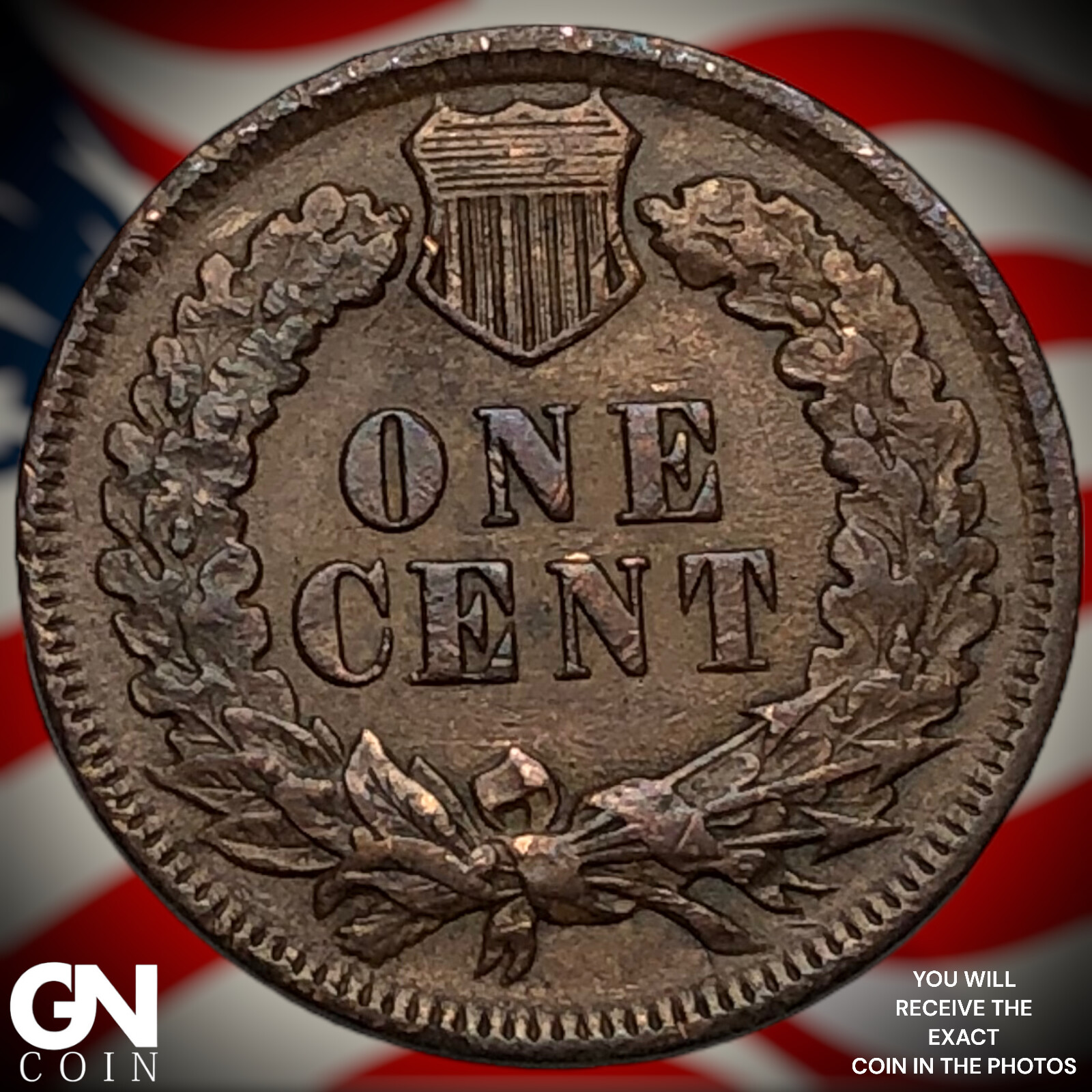 1895 Indian Head Cent Penny M7533