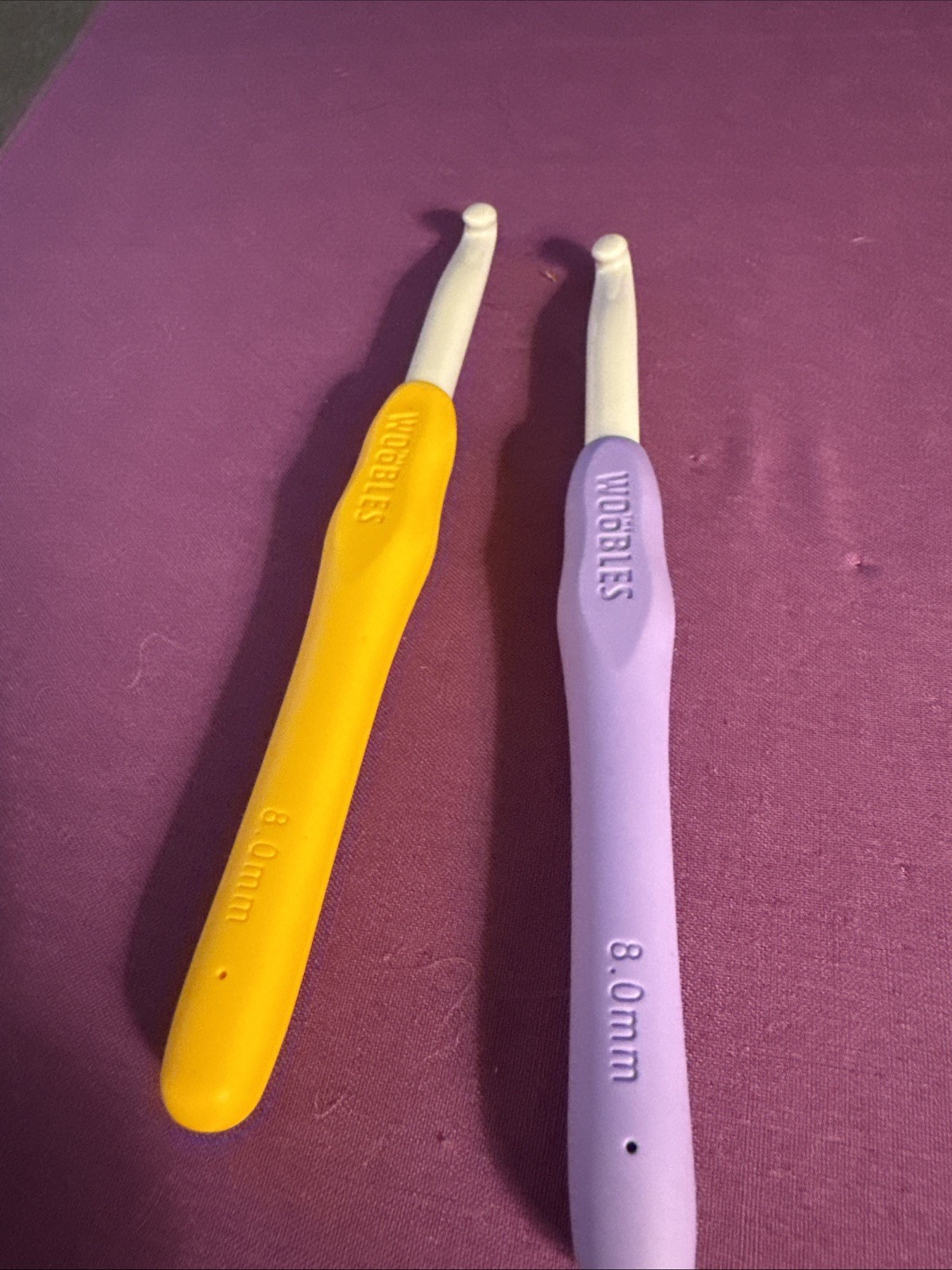 The Woobles Set Of Two 8mm Crochet Hooks Soli And Charmer