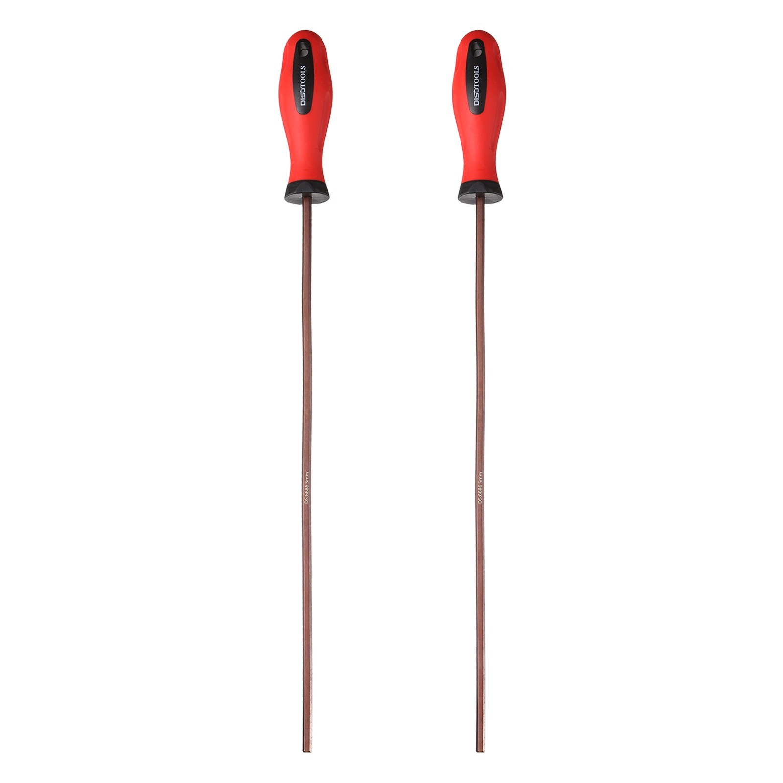2pcs Hex Screwdriver Wrench 5mm Long Magnetic Flat Head Hexagon Screw Driver