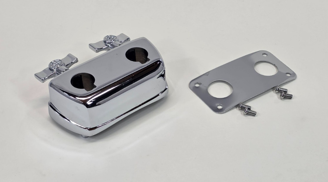 Ludwig Backbeat Bass Drum Bracket Mount with Mounting Plate and Mounting Screws