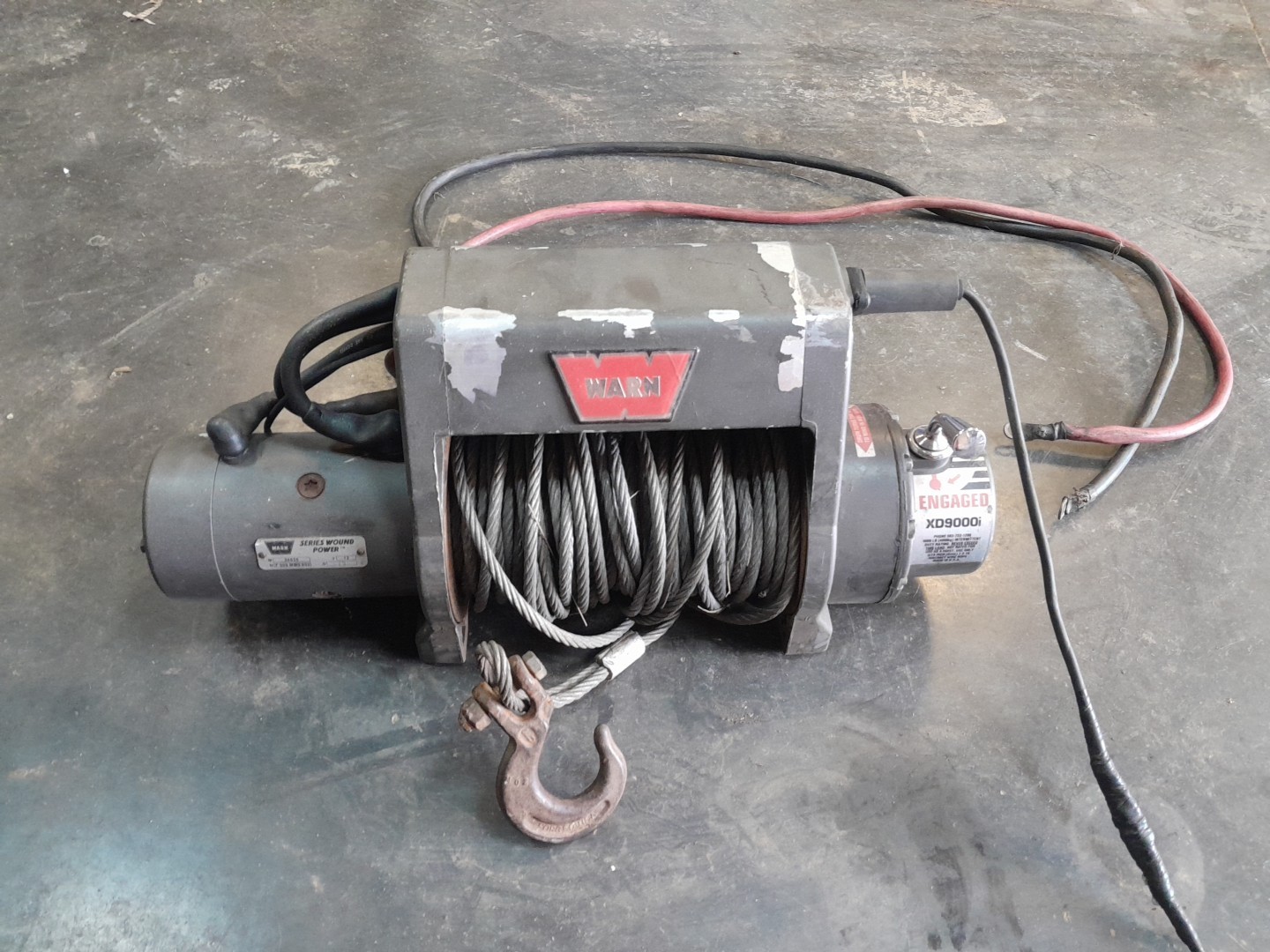 Warn Xd9000i 12v Dc Winch Works But Is Weaker Than It Should Be Fairlead Roller