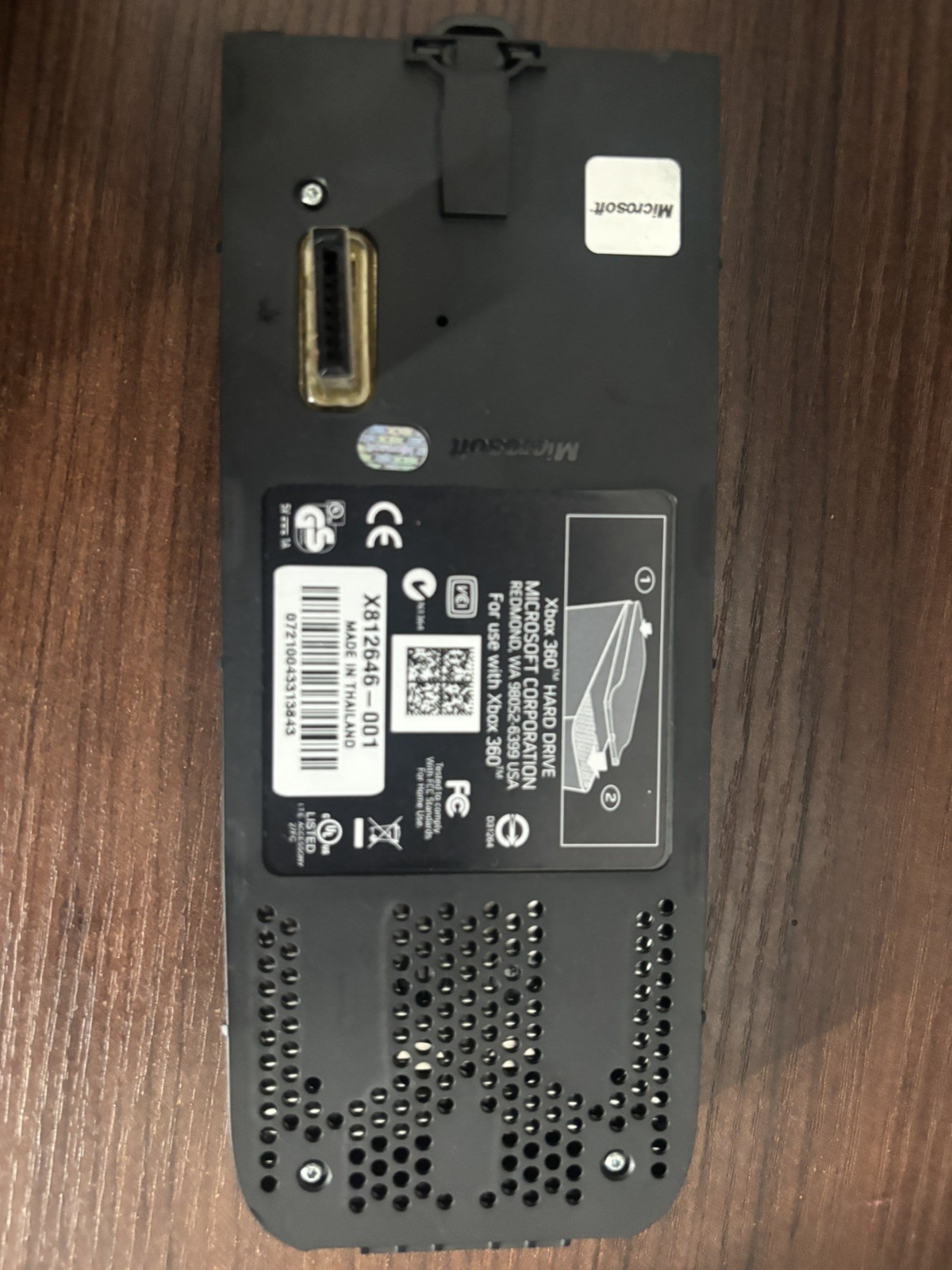 Xbox 360 OEM 120GB Hard drive tested