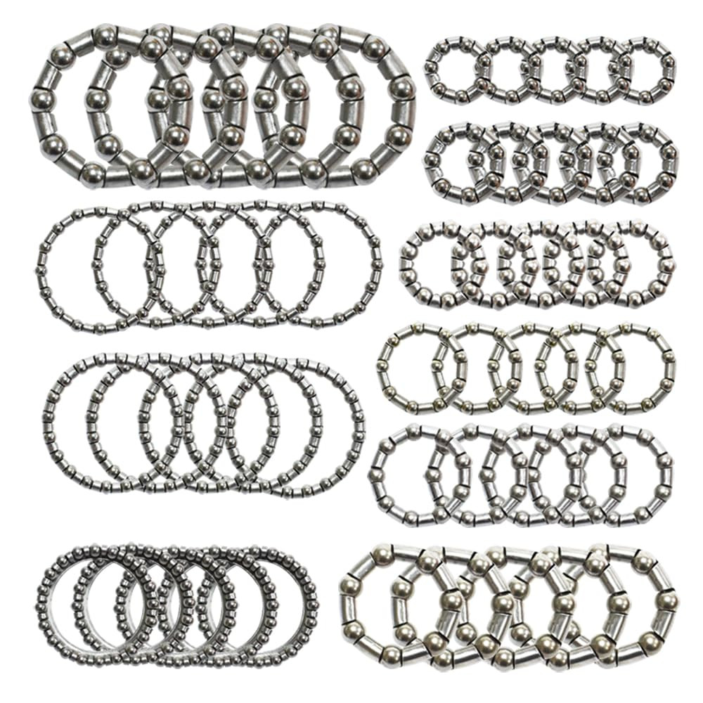 10 Kinds 5 Sets Bike Ball Bearing Headset Retainer Crank Caged Wheel 1/6” to 1/3