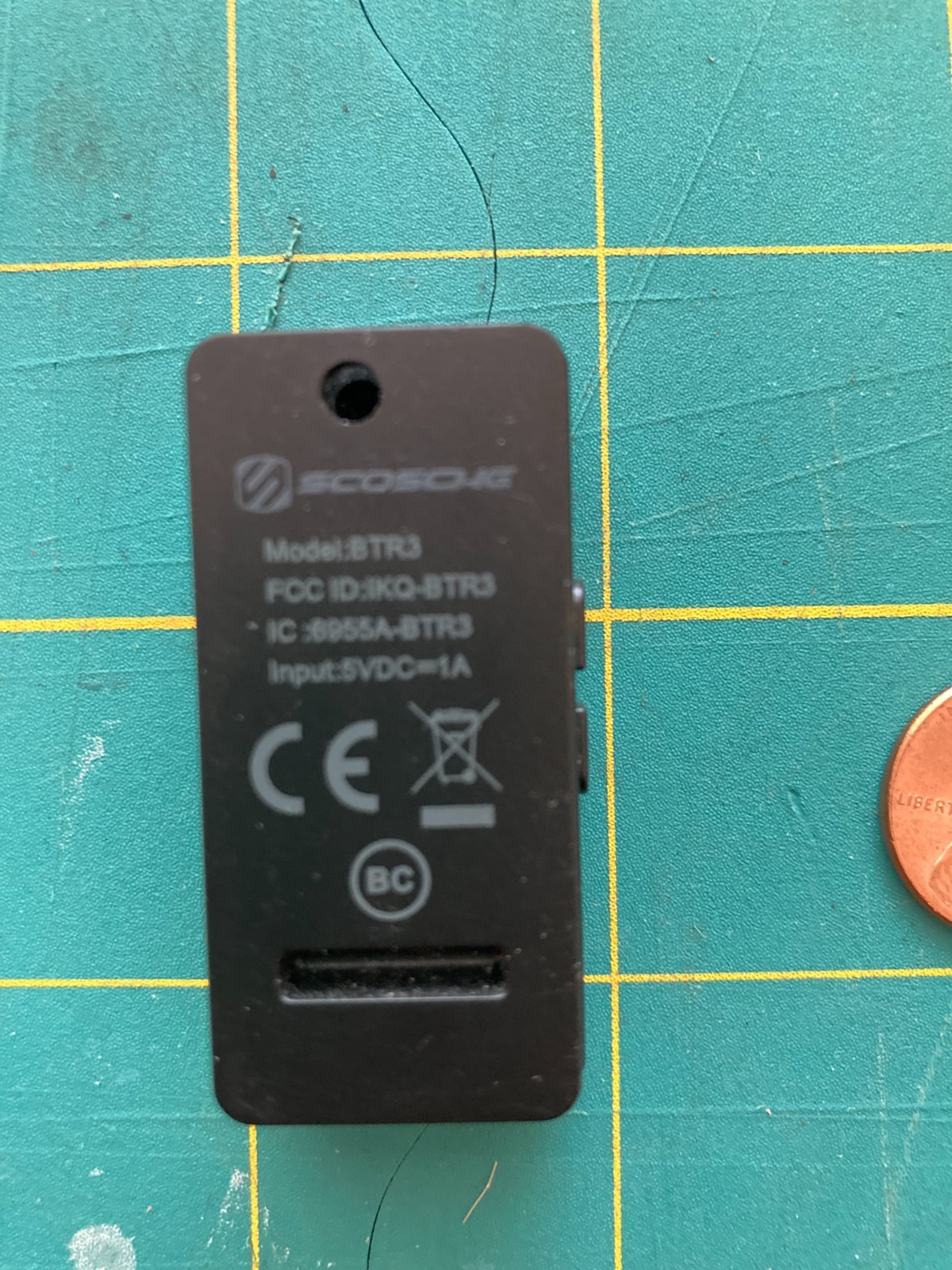 Scosche BTR3 Bluetooth Receiver for Headphones