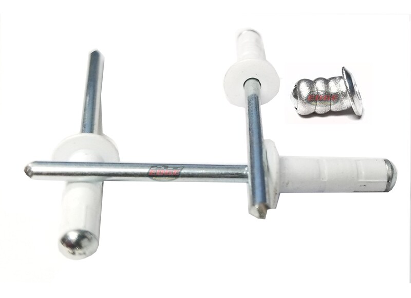 White 3/16" Rivet Small Head Multi Grip Aluminum Steel Mandrel Pop Rivets 250...
