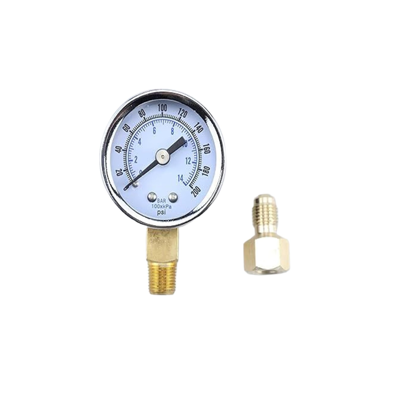 Aretle Replacement Oil Burner Fuel Pressure Test Gauge 0-200 PSI Fits...