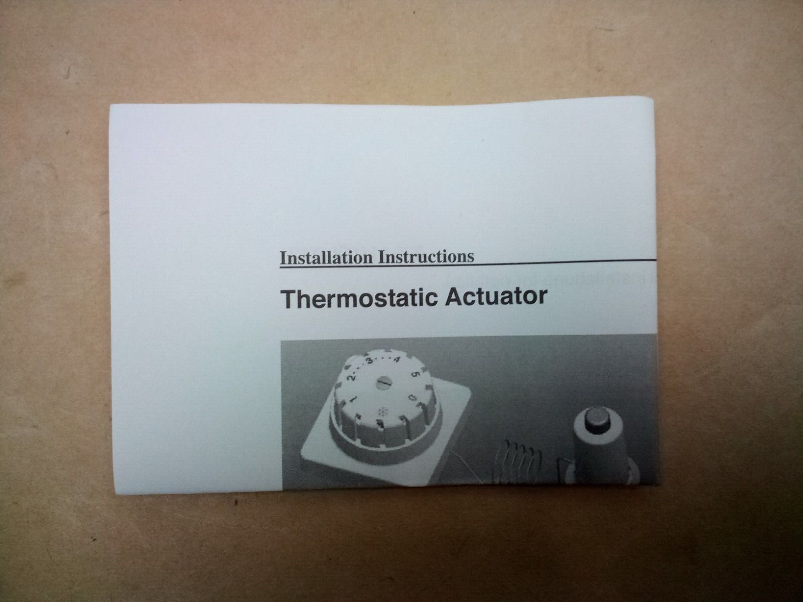 10L943 Thermostatic Control Actuator Type Remote Mount