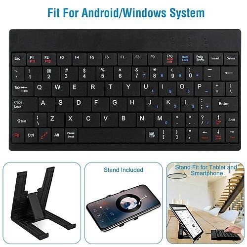 80 Keys Wired Keyboard Mini USB Connector Keyboard Portable Durable Keyboard