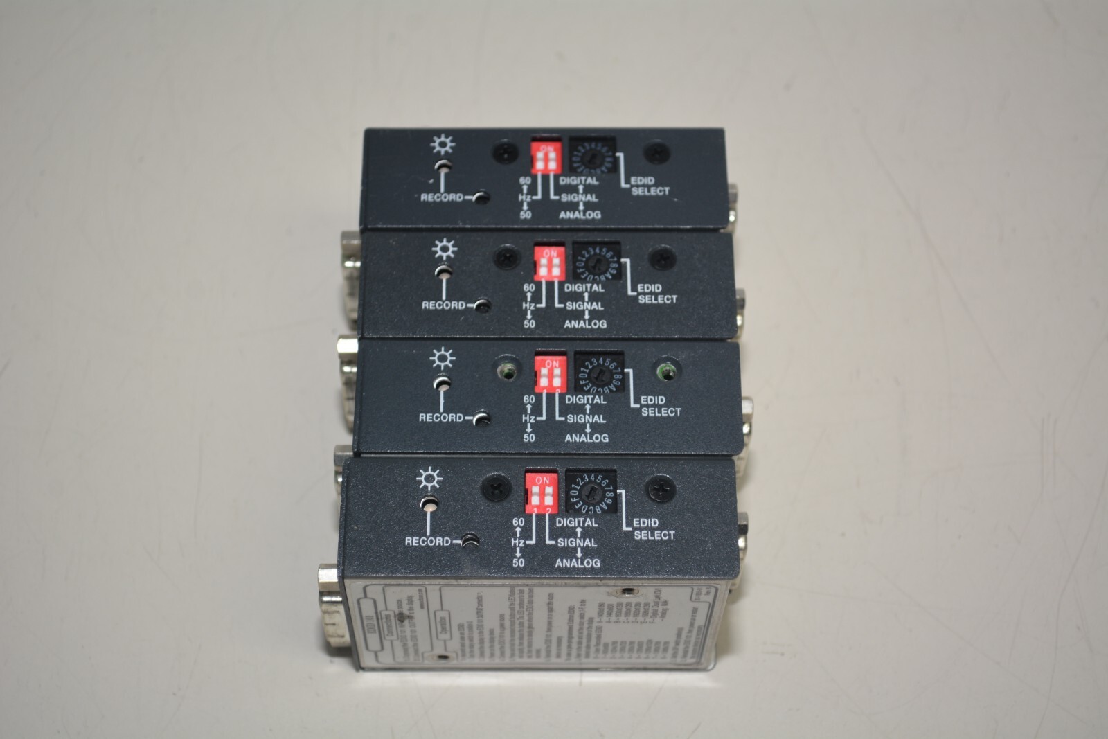 Lot 4x Extron EDID 101D DVI Emulator Minder Input Emulator EDID 101 #W3291
