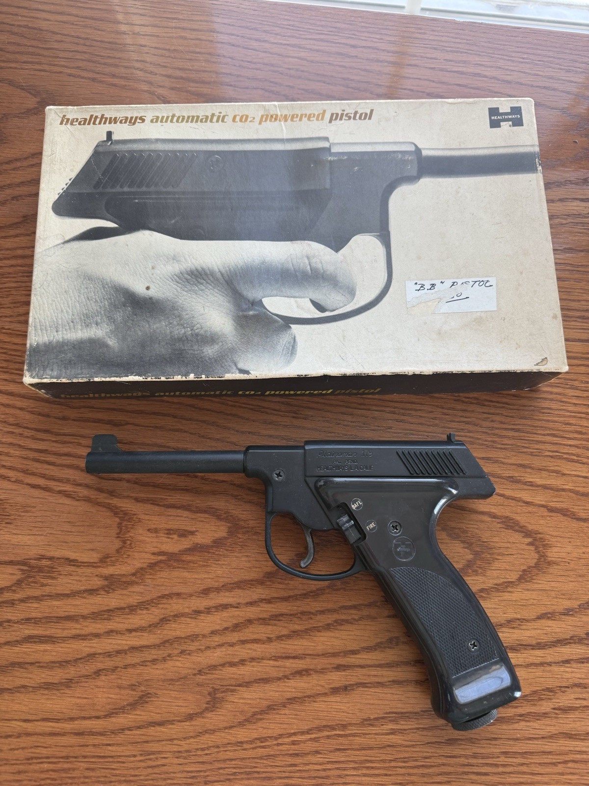 ⭐️Vtg Healthways Plainsman Automatic CO2-Powered Air Pistol .175 BB Gun TESTED
