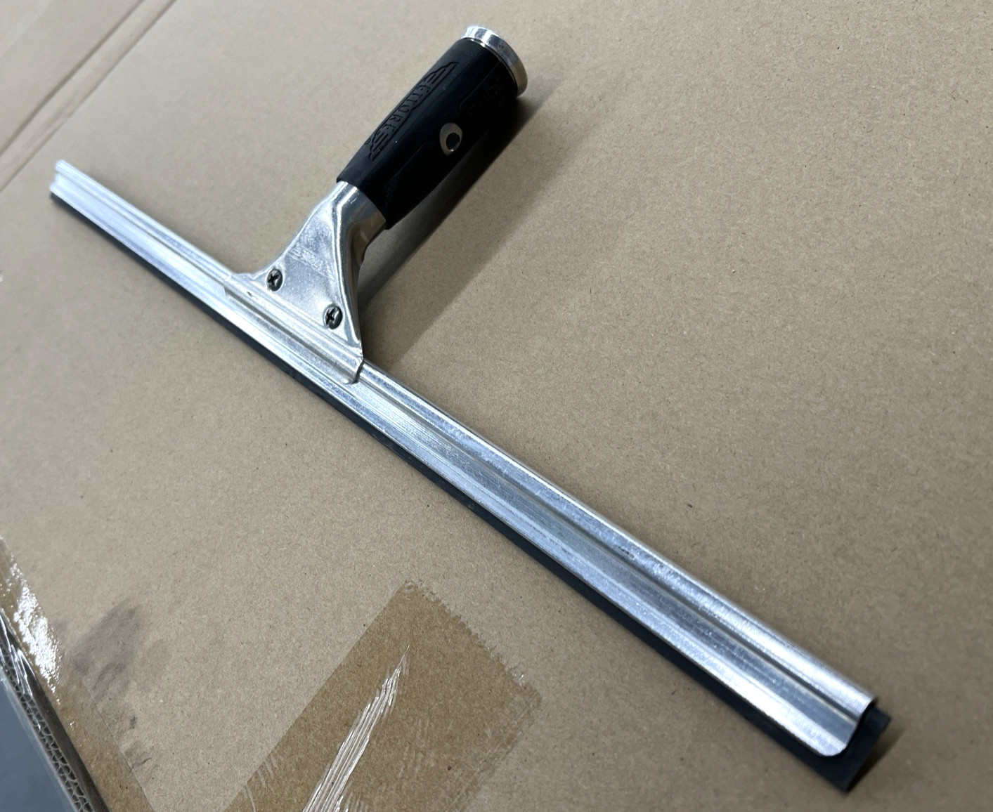12 Pack Ettore Window Squeegee 18" Aluminum & Stainless Steel Replaceable Blade