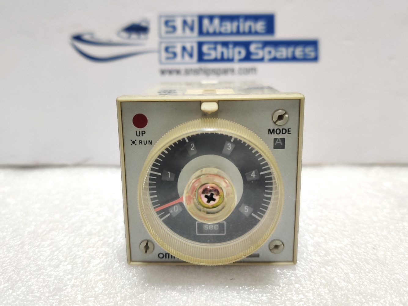 Omron H3BA-305 Timer 0-5Sec Source: 24VDC Contact: 5A 250VAC