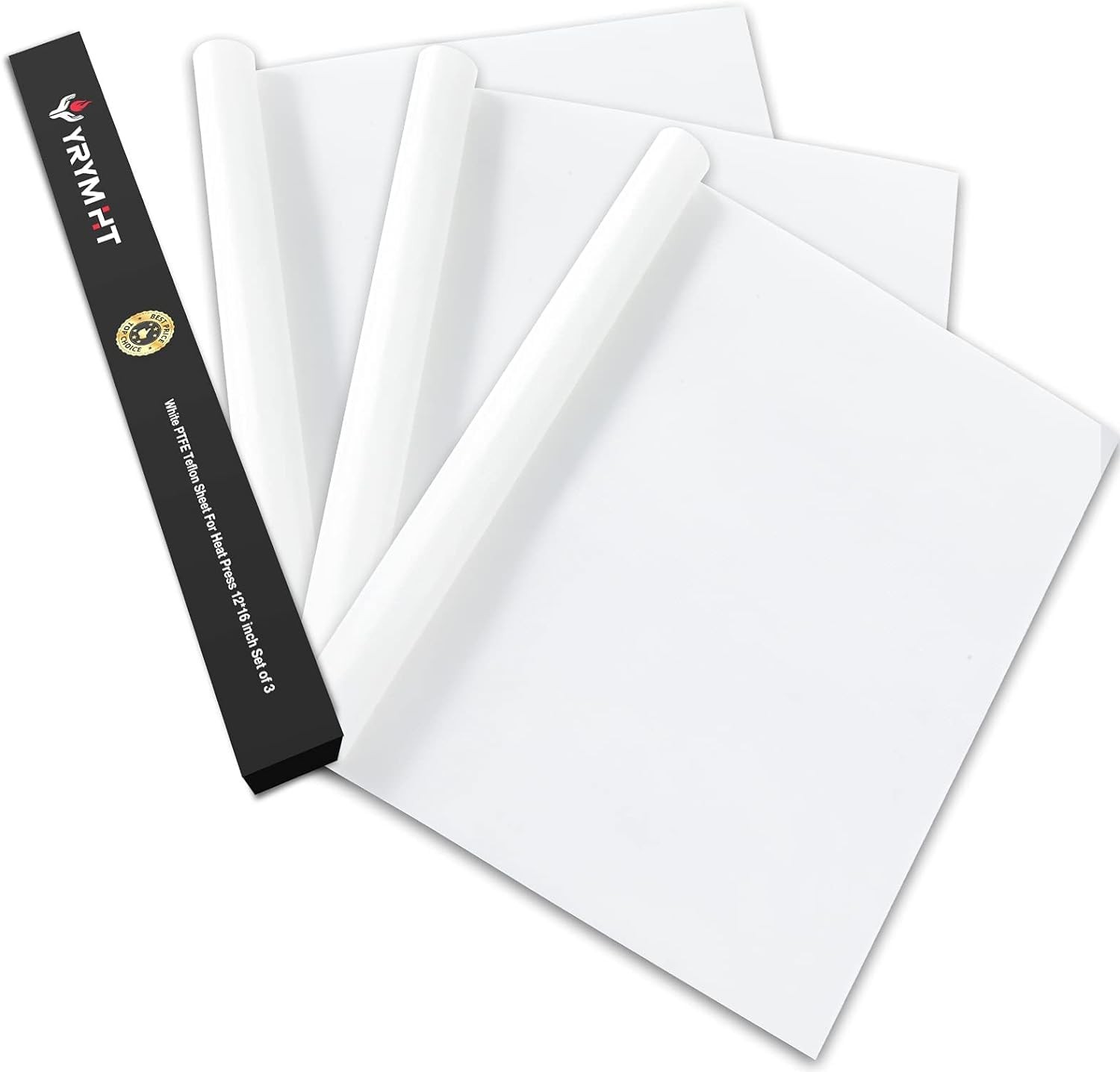 White PTFE Sheet for Heat Press - 3 Pack Non Stick 3Pack 12"x16" White,