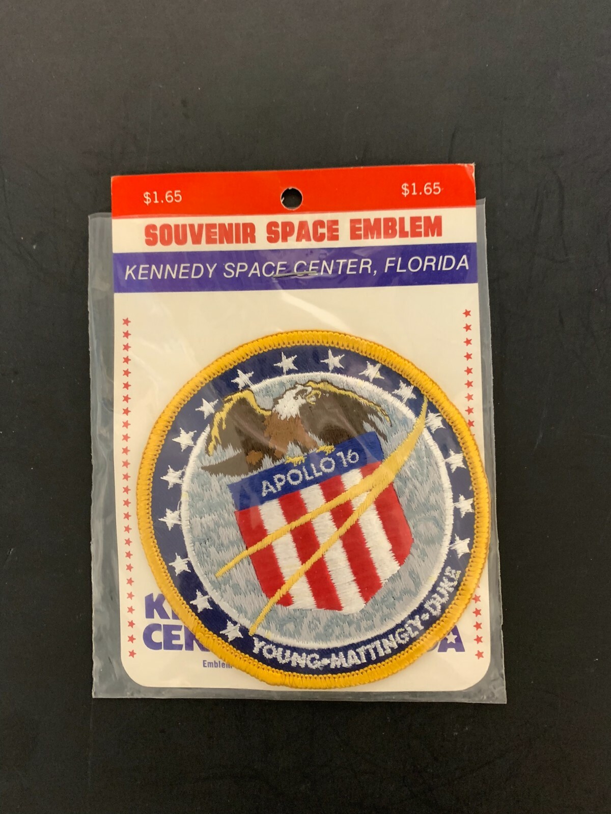 VTG APOLLO 16 AB EMBLEM PATCH NEW UNOPENED PACKAGE