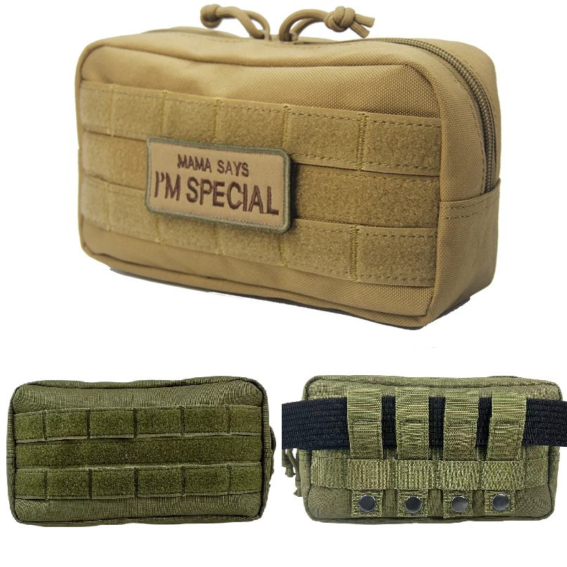 MOLLE Vest Side Pocket Large Capacity EDC Organizer for Outdoor Camping