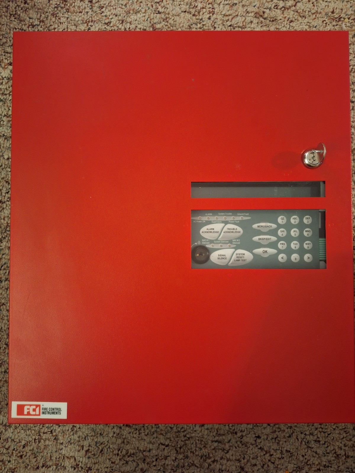 FCI 7100 Series Fire Alarm Control Panel – Used Commercial Fire Alarm System...