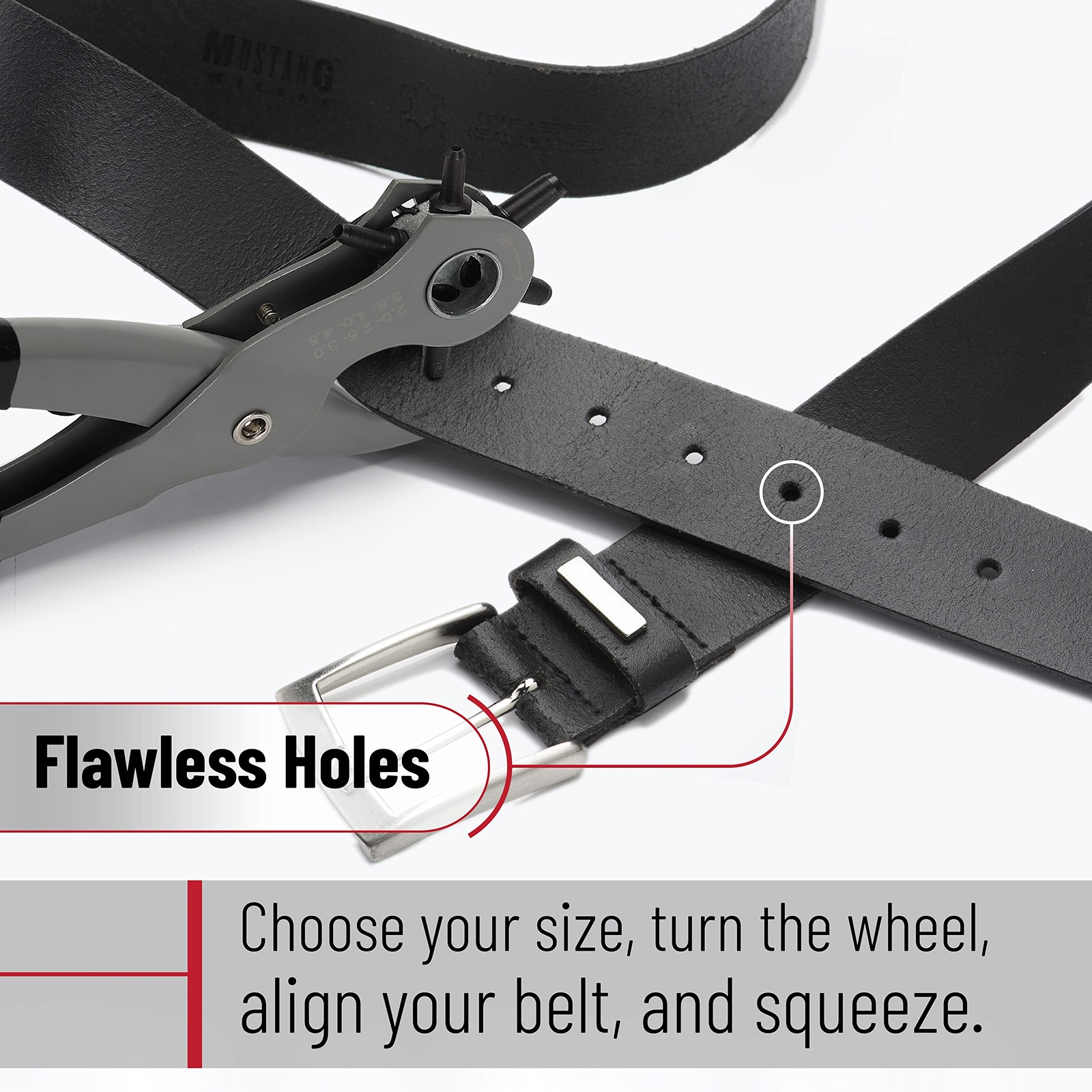Leather Hole Punch Tool Multi Hole Sizes For Belts And Leather