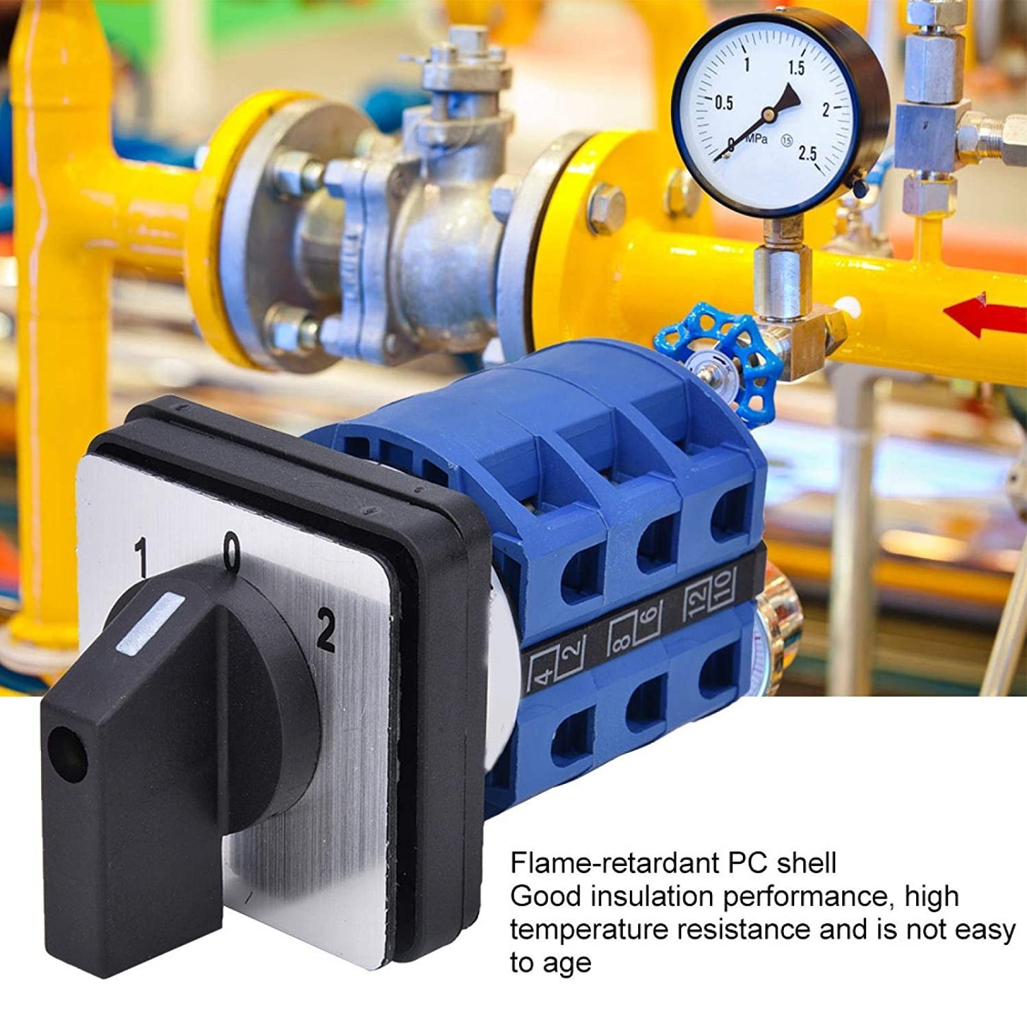 Transfer Switch 1-0-2 3 Position 25A 3 Needles 690V Accessories