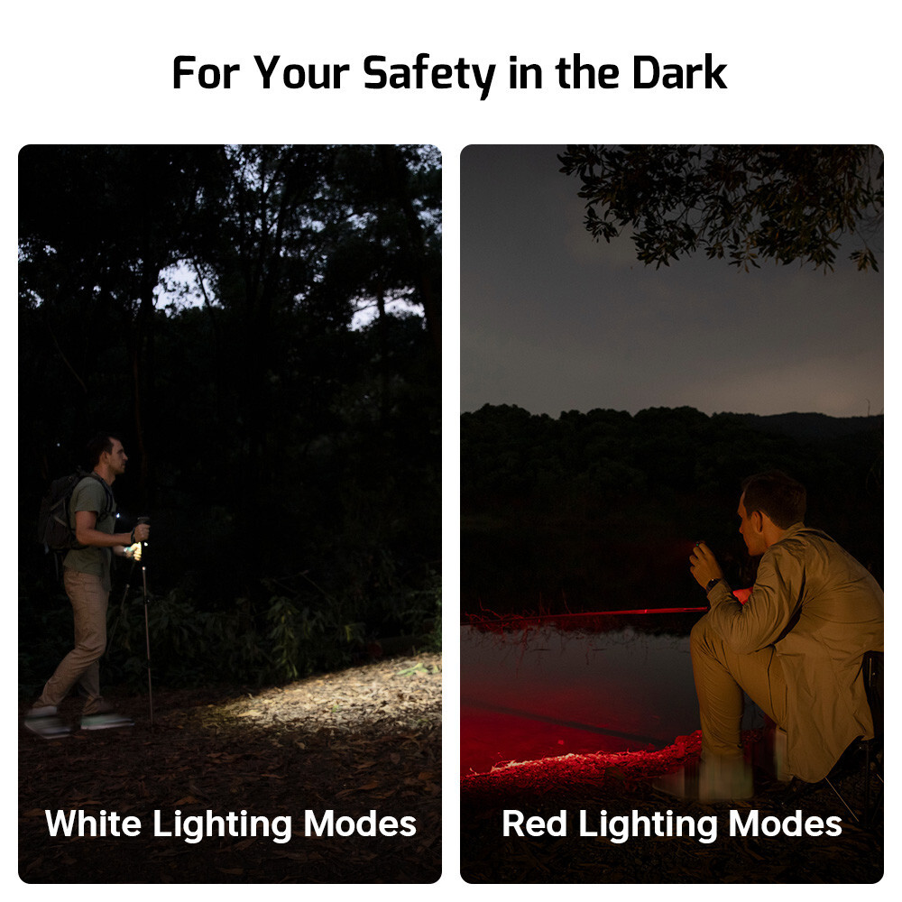 Olight Oclip Pro Fortune Snake Special Edition, Floodlight Spotlight & Red Light