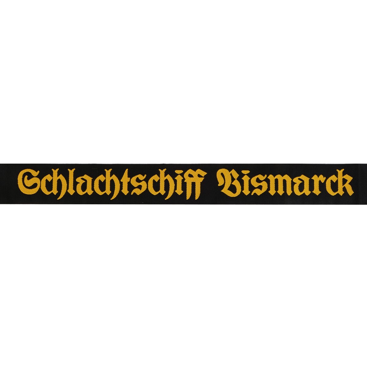 German WW2-Kriegsmarine Cap Tally - Schlachtschiff Bismarck-Quality Reproduction