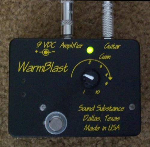 Sound Substance WarmBlast Boutique Clean Boost Pedal