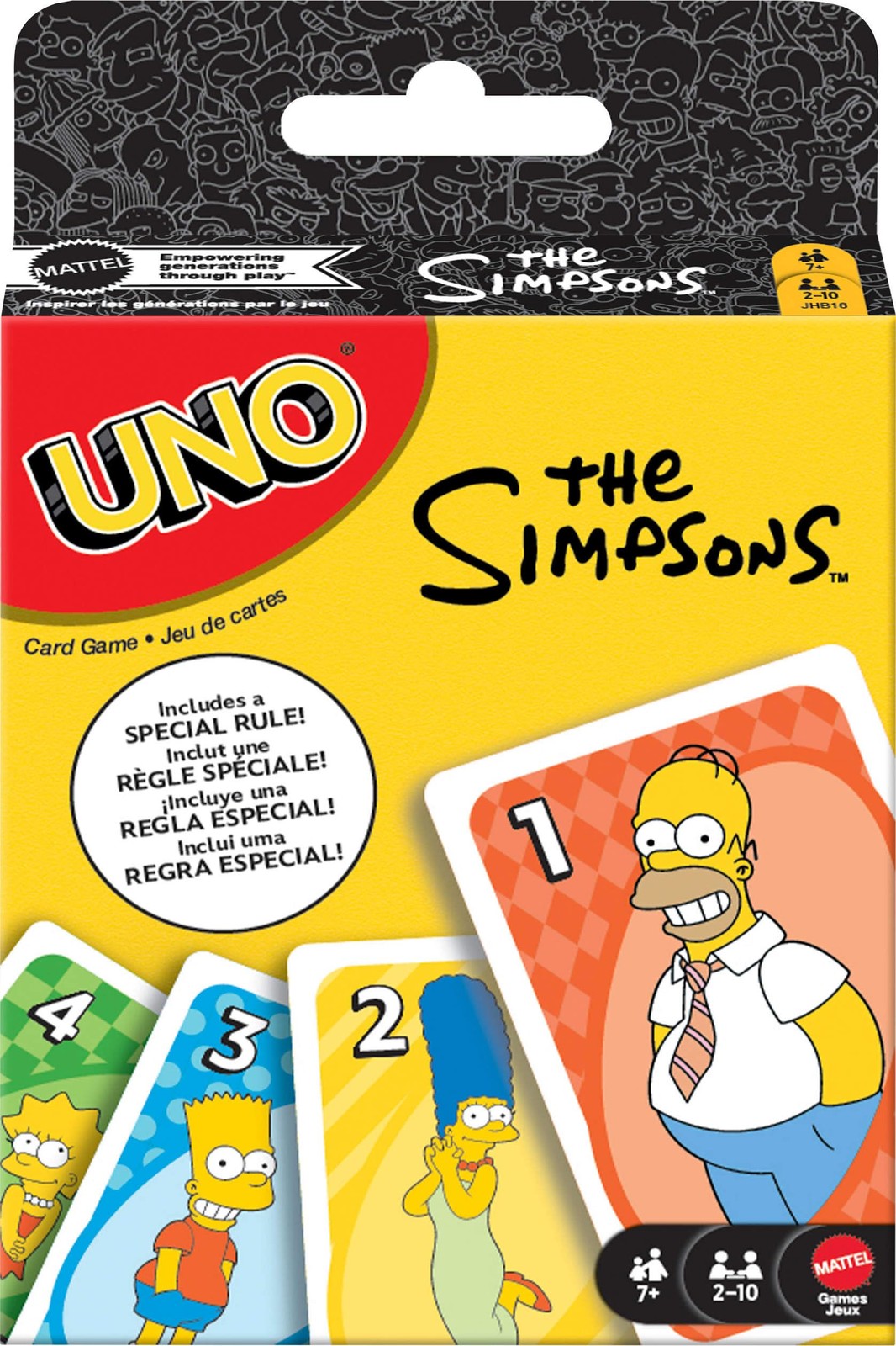 UNO The Simpsons Card Game for Kid, Adult  Family Nights, Parties, Travel  Ca...