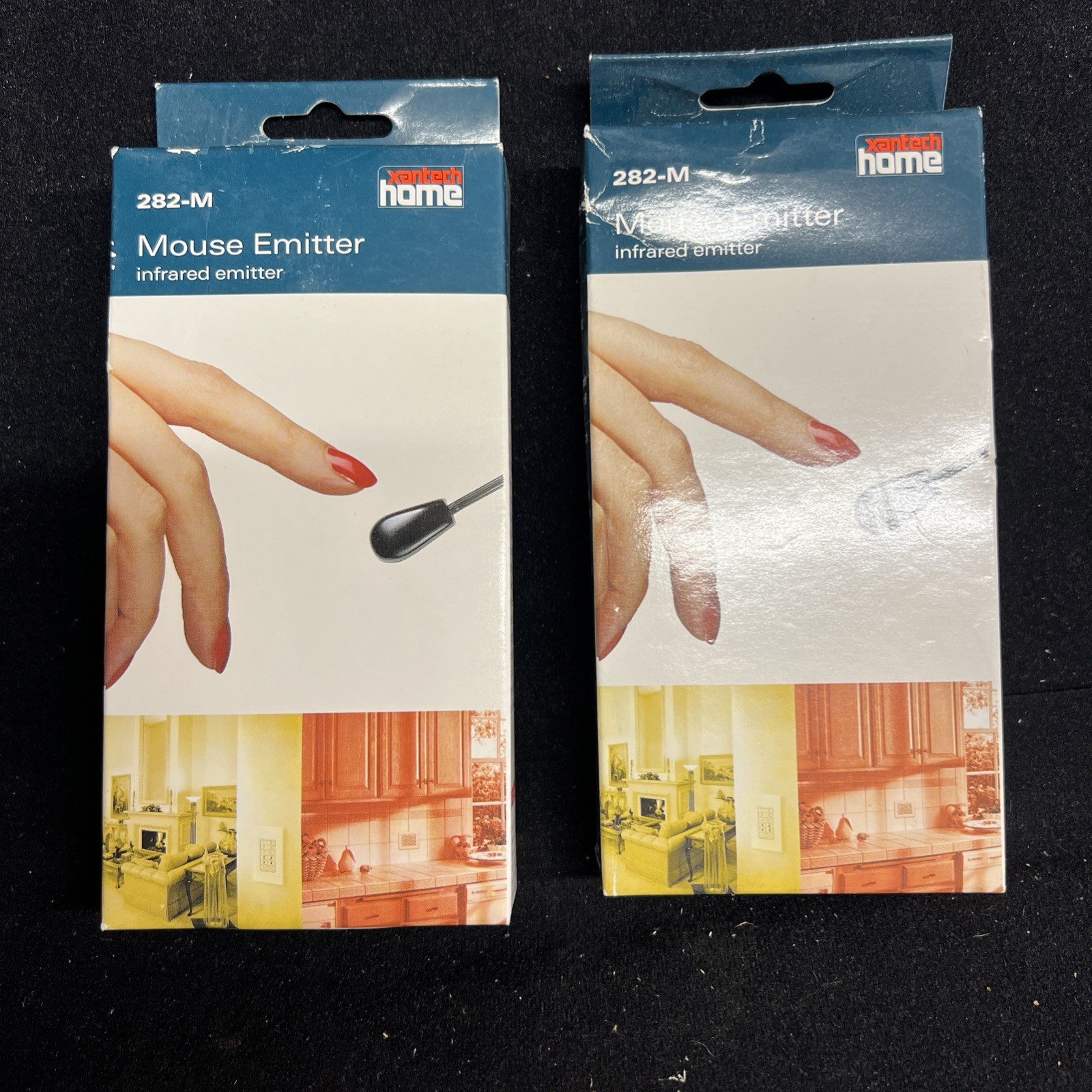 2 Xantech Home 282-M Mouse Emitter Infrared IR Sensors New in Box  Pair Of 2