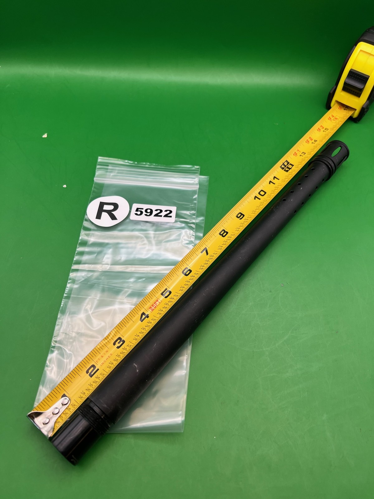 Autococker? One Piece Paintball Barrel 14" Black Ported