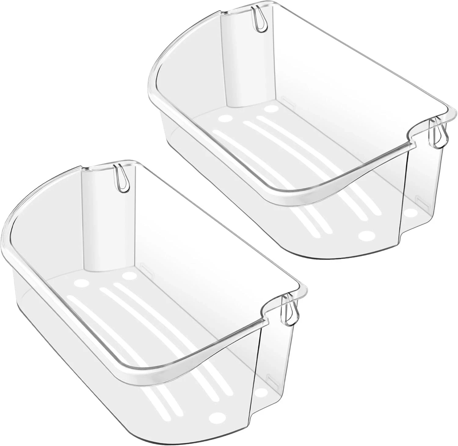 2pcs Refrigerator Door Bin for Frigidaire LFSS2612TF2 LFSS2612TF4 LFUS2613LE0