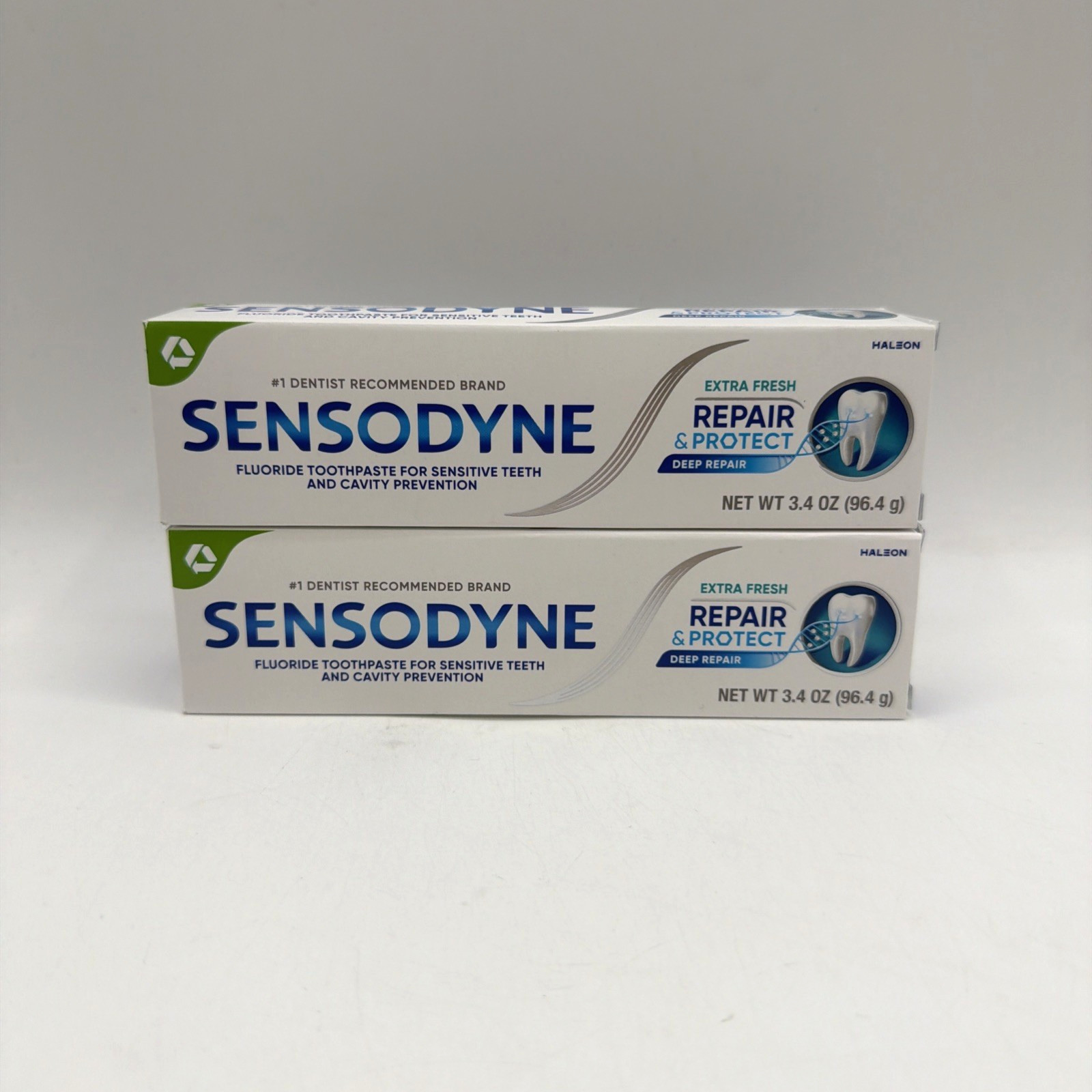 Sensodyne Repair and Protect Sensitive Toothpaste Extra Fresh 3.4 Oz 2 Pack