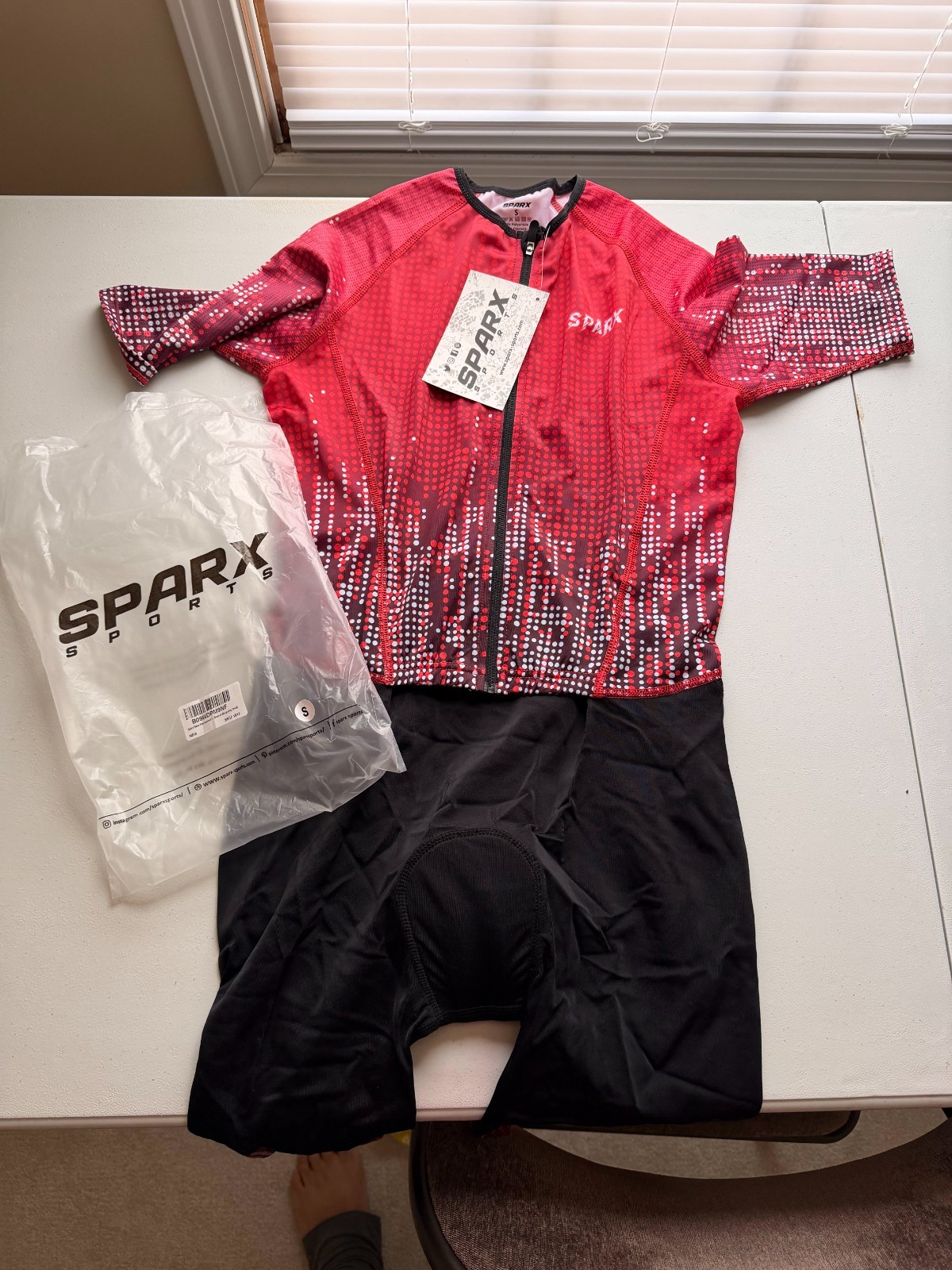 Sparx Mens Elite Aerosuit Triathlon (Burgundy, Small)