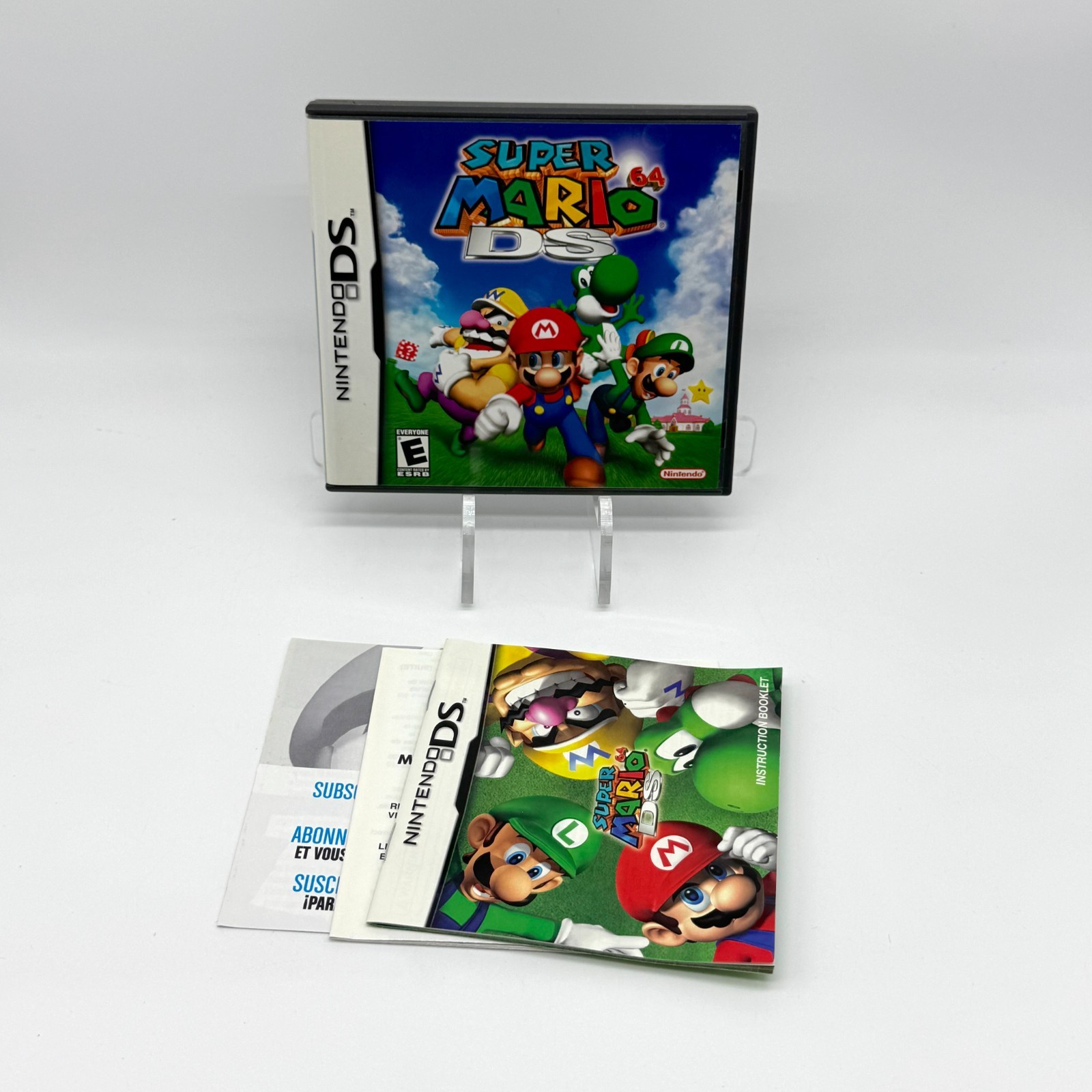 Super Mario 64 DS Case, Manual & Inserts (NO GAME) Nintendo DS 2004