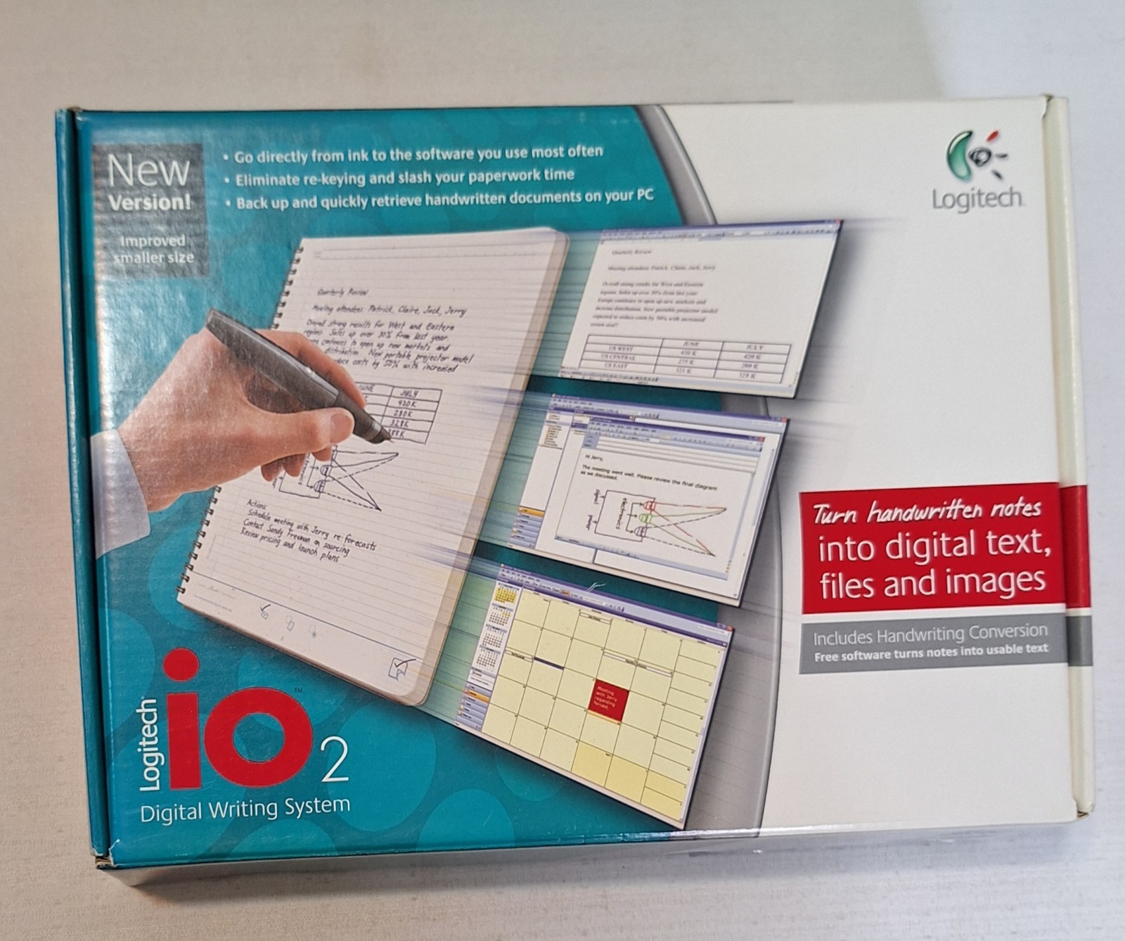 Logitech io2 Digital Pen Writing System (965118-0403) open box