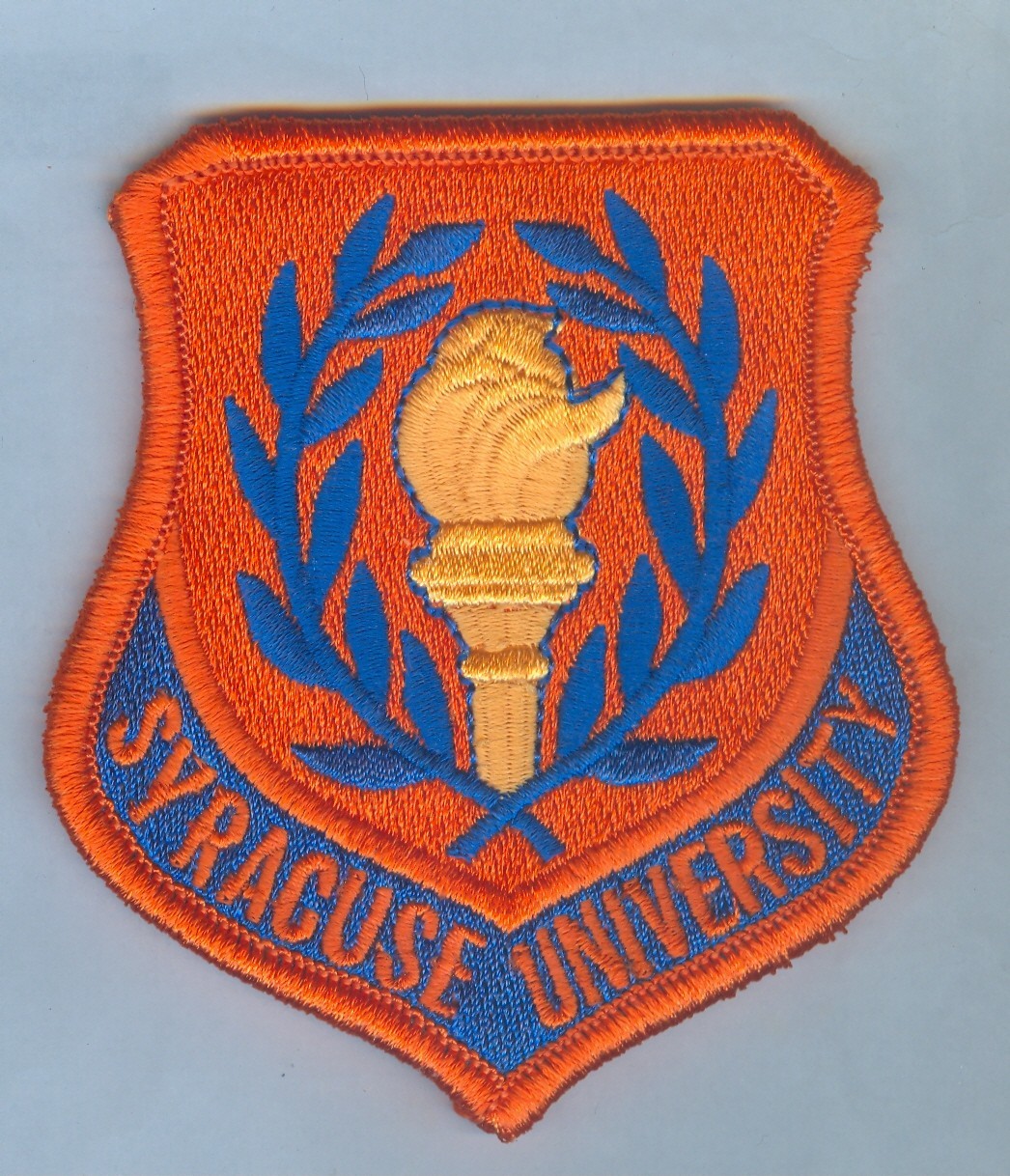 ARMY SROTC SSI - SYRACUSE UNIVERSITY (FULL COLOR w/ HOOK REVERSE) ... X