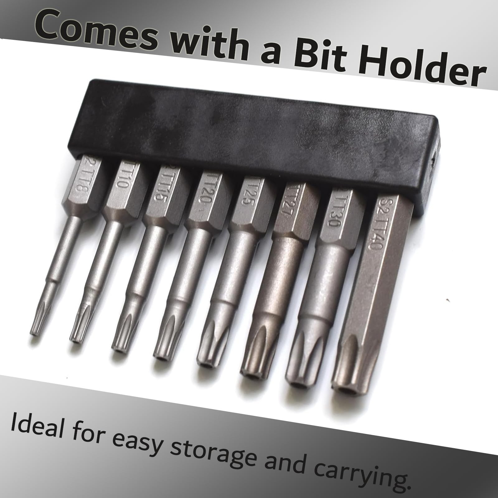 8Pcs 5 Point Torx Star Security Screwdriver Bits Set Magnetic Tamper Proof T8...