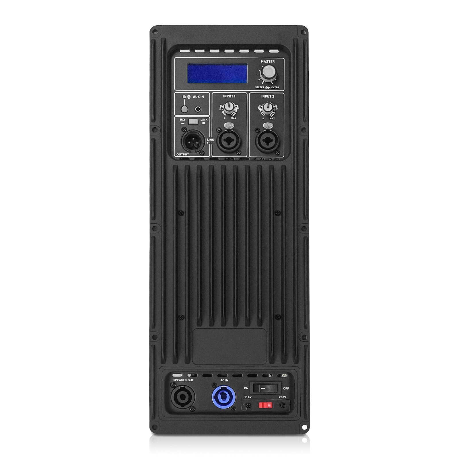 Sound Town 2-Channel Class-D Plate Amplifier for PA Sub, 2x600W (STPA11-G900)