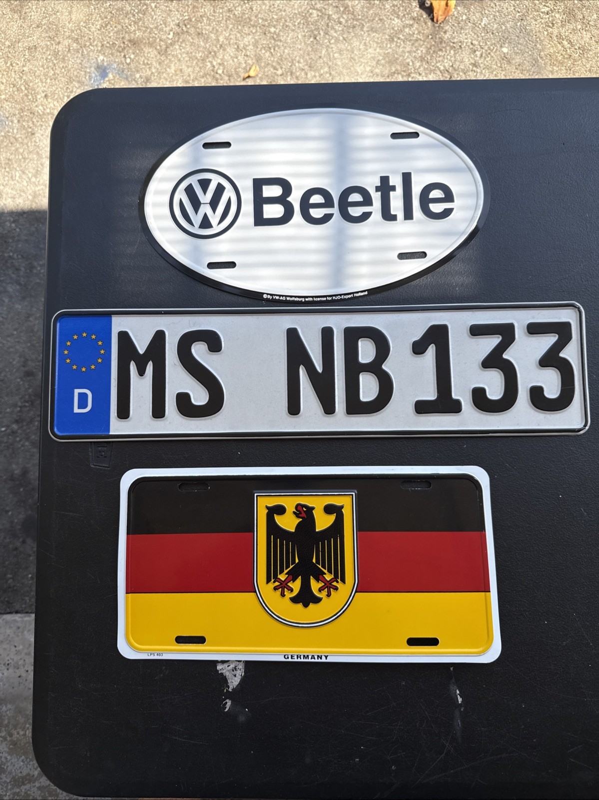 german license plate For Beetle