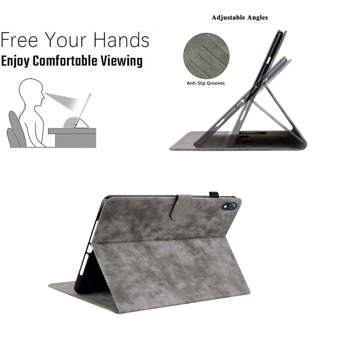 Tablet Case [Select Model] - Leather Flip Case Protective Cover with Stand A02TX